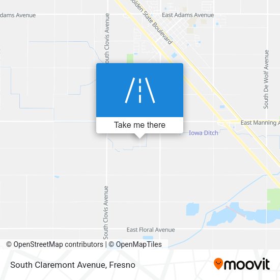 South Claremont Avenue map