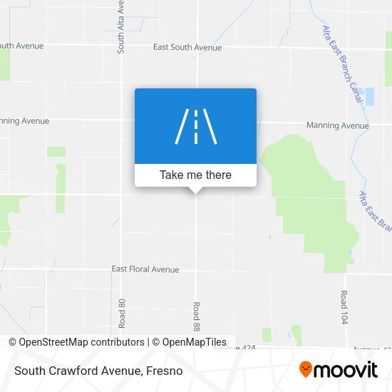 Mapa de South Crawford Avenue