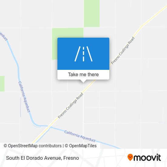 South El Dorado Avenue map
