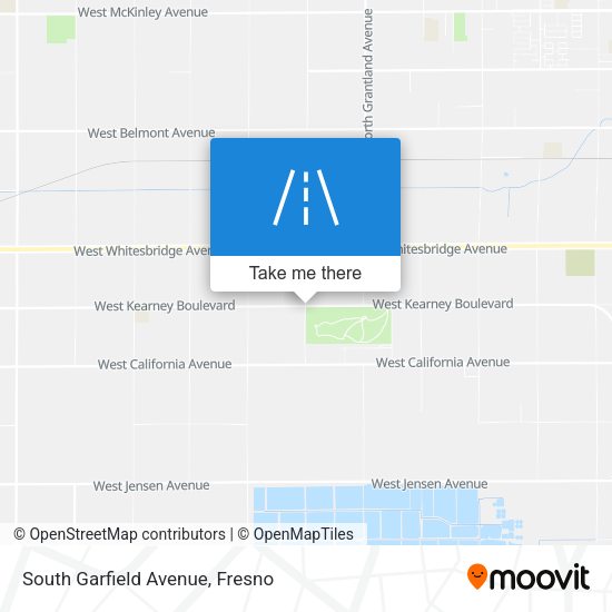 South Garfield Avenue map