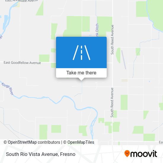 South Rio Vista Avenue map