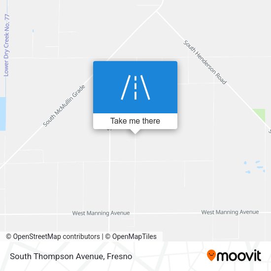 South Thompson Avenue map
