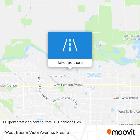West Buena Vista Avenue map