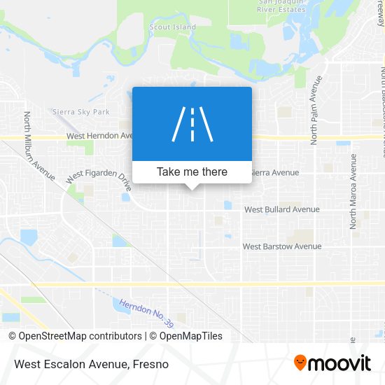 Mapa de West Escalon Avenue