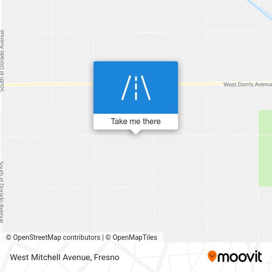 West Mitchell Avenue map