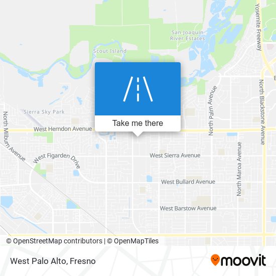 West Palo Alto map