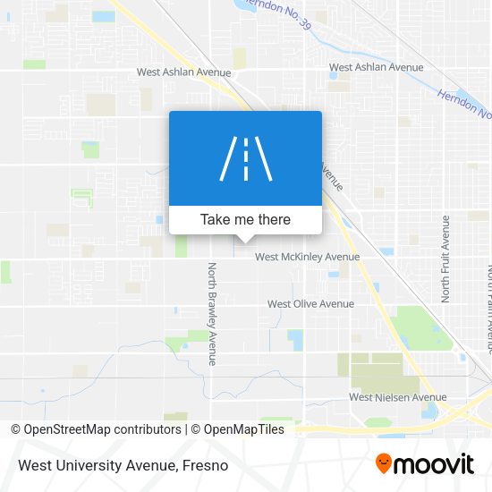 Mapa de West University Avenue