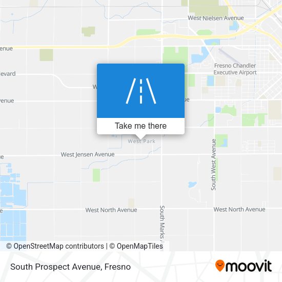 South Prospect Avenue map