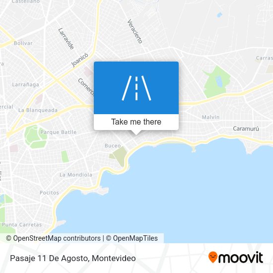 Pasaje 11 De Agosto map