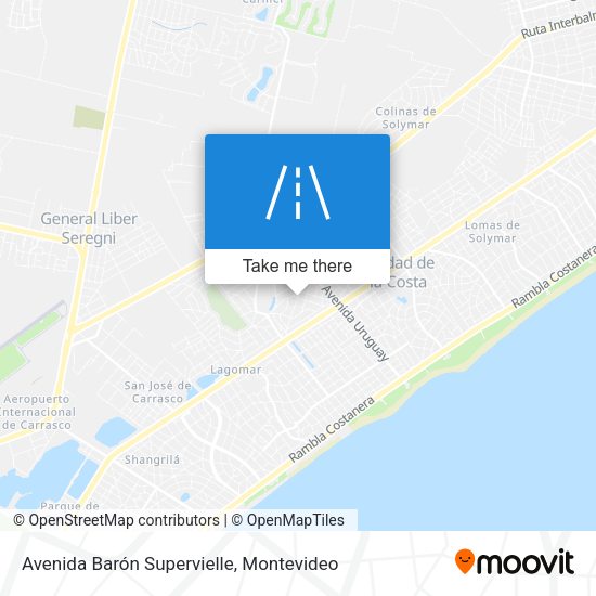Avenida Barón Supervielle map