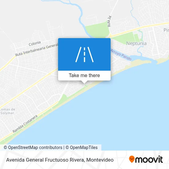 Avenida General Fructuoso Rivera map