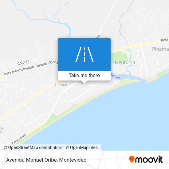Avenida Manuel Oribe map