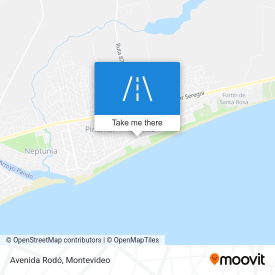 Avenida Rodó map