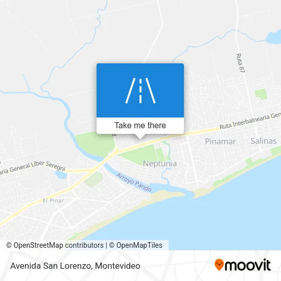 Avenida San Lorenzo map