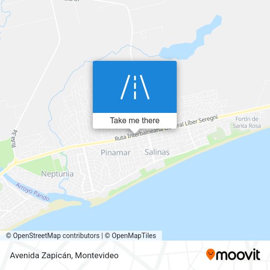 Mapa de Avenida Zapicán