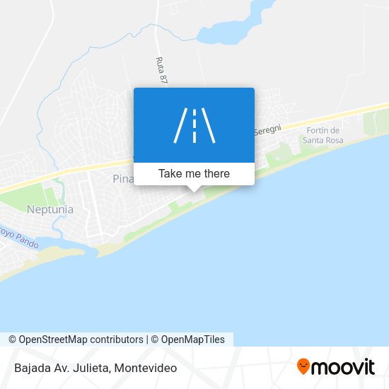 Bajada Av. Julieta map