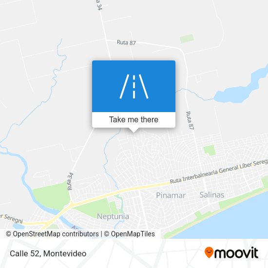 Calle 52 map