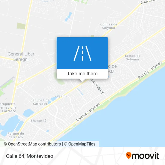 Calle 64 map