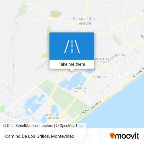 Camino De Los Grillos map