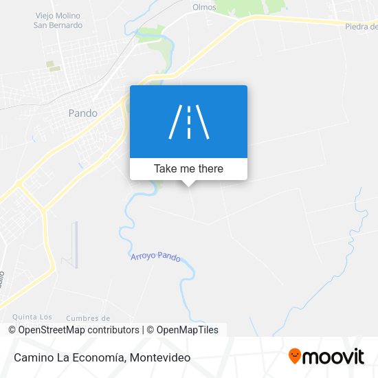 Camino La Economía map