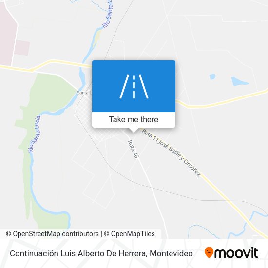 Continuación Luis Alberto De Herrera map