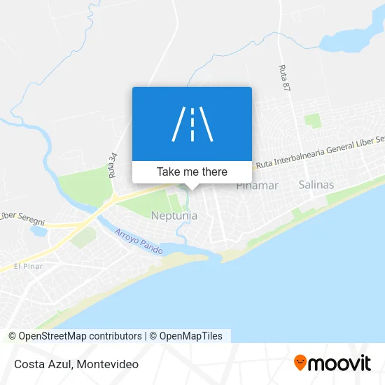Costa Azul map