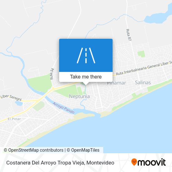 Costanera Del Arroyo Tropa Vieja map