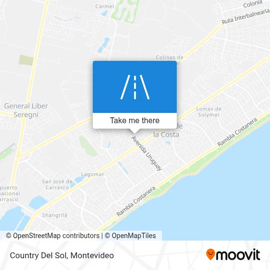 Country Del Sol map