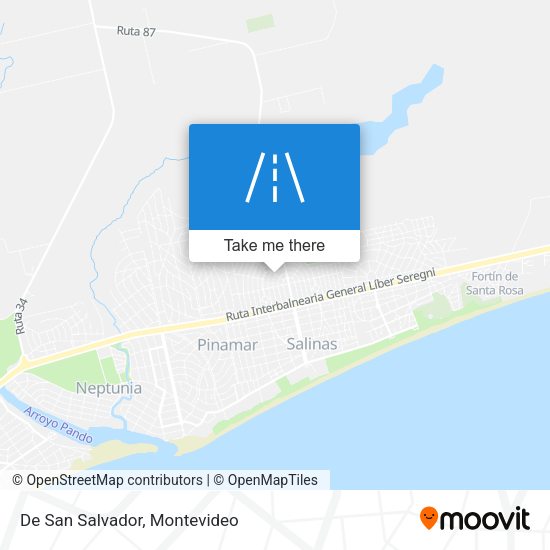Mapa de De San Salvador