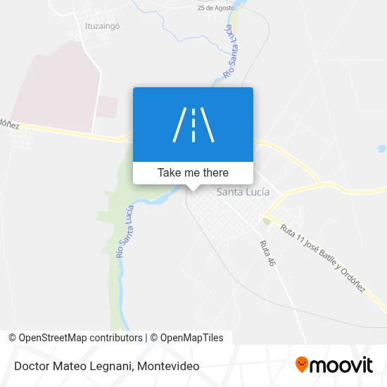 Doctor Mateo Legnani map