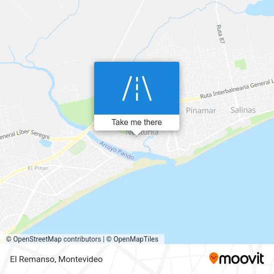El Remanso map