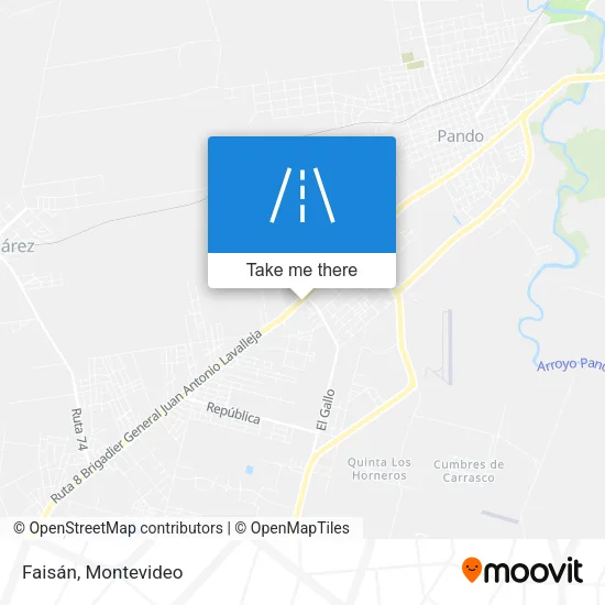 Faisán map