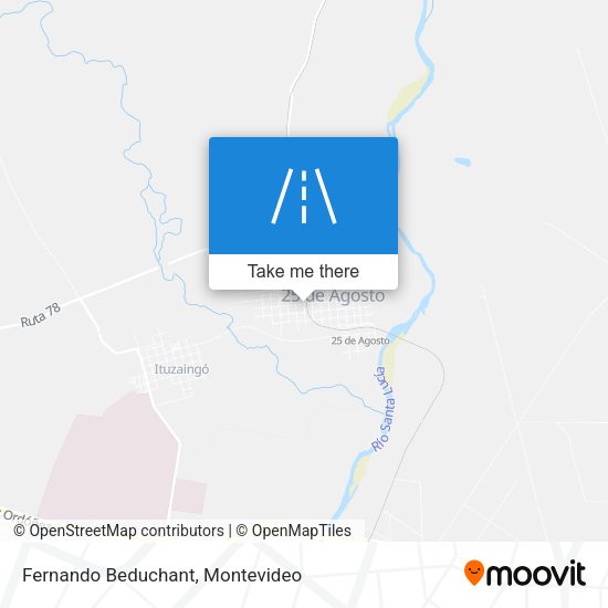 Mapa de Fernando Beduchant