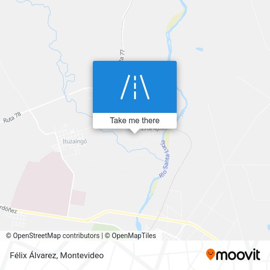 Mapa de Félix Álvarez
