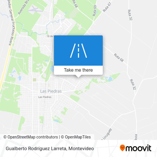 Gualberto Rodríguez Larreta map