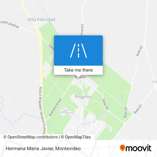 Hermana María Javier map