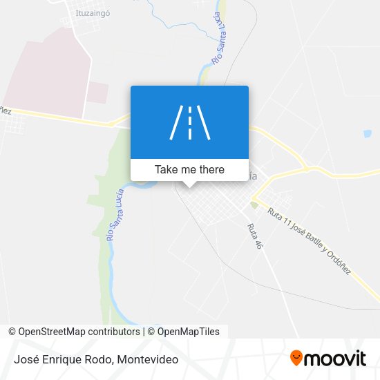 José Enrique Rodo map