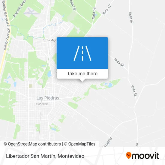 Libertador San Martín map