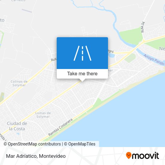 Mar Adríatico map