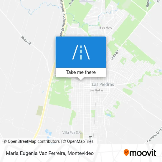 María Eugenia Vaz Ferreira map