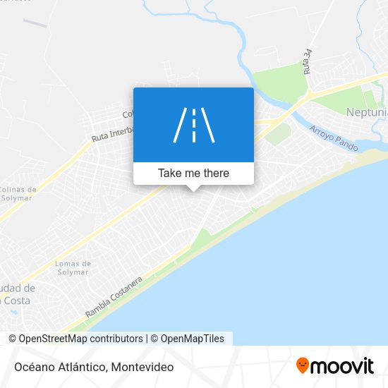 Mapa de Océano Atlántico