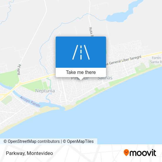 Parkway map