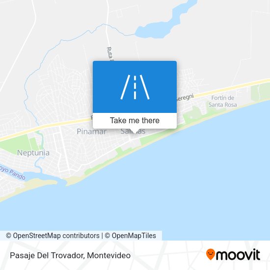Pasaje Del Trovador map