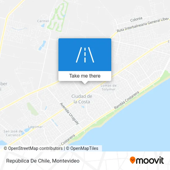 Repúbilca De Chile map