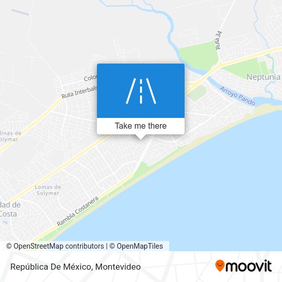 Mapa de República De México
