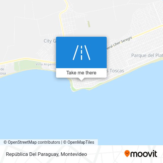 República Del Paraguay map