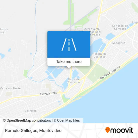 Romulo Gallegos map