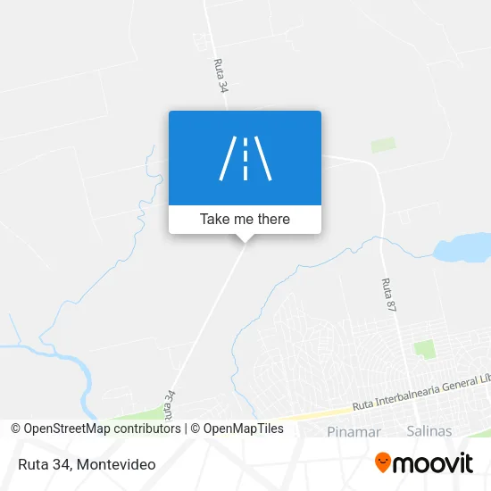 Ruta 34 map