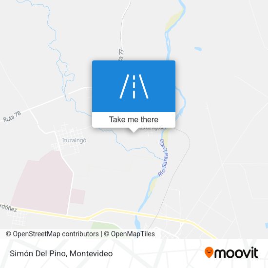 Simón Del Pino map