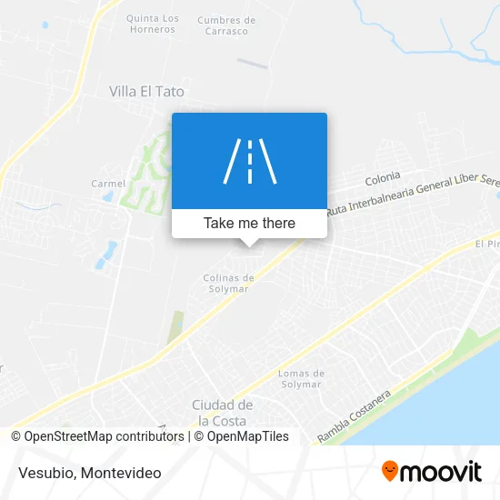 Vesubio map